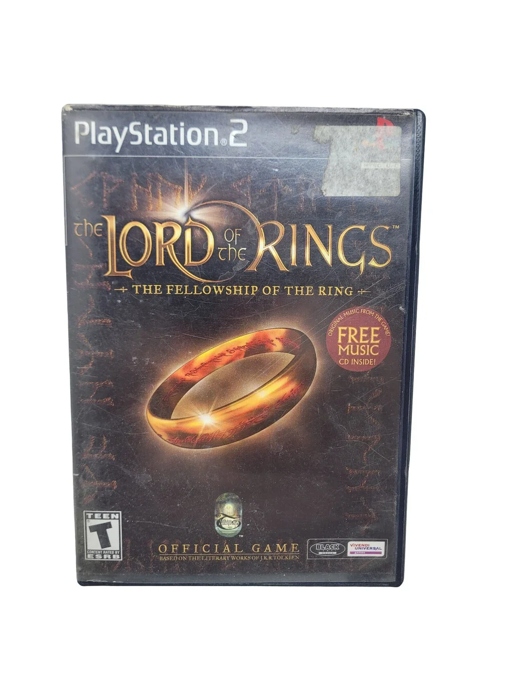 Lord of the Rings Fellowship of the Ring PS2 PlayStation 2 Game w/ Manual